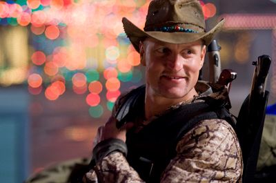 PHOTO COURTESY OF COLUMBIA PICTURES<br>Tallahasse (Woody Harrelson) leads a crew of zombie hunters fighting to survive against swarms of undead flesheaters.