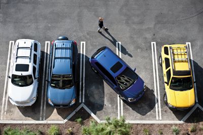 <strong>SCOTT ROEDER |</strong><br> Staff Photographer A UCI parking lot serves as an example of poor parking skills. Could this lack of ability be genetic?