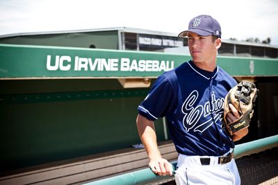 BRANDON WONG | Staff Photographer After transferring from College of the Canyons, Casey Stevenson has been a steady presence at second base for UCI, batting .318 this year.