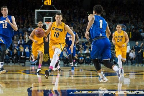 Junior guard Luke Nelson led the 'Eaters with 16 points to go along with four rebounds and three assists.