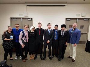 Members of UCI political clubs concluded the last debate in ASUCI 60 by 16's Campus Debate Series. (Courtesy of Justine Hernandez)