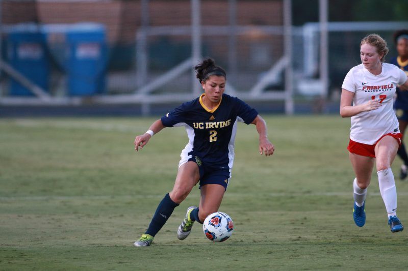 Junior forward Kiana Palacios continued her offensive flurry Sunday, taking on five shots, four of which were on target. Palacios connected with Karlowitsch twice in the game, heading home two goals that would give the 'Eaters a commanding lead.