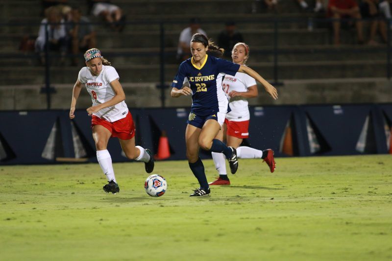 Redshirt senior Kelsey Texeira nearly launched one in during the second half of Thursday’s game.