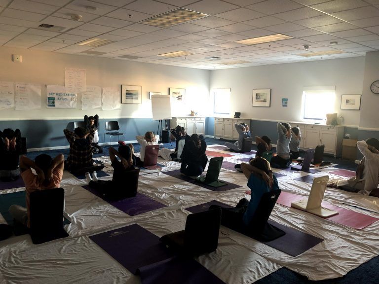 Students Learned how to manage thEir stress at the SKy Campus Happiness Program