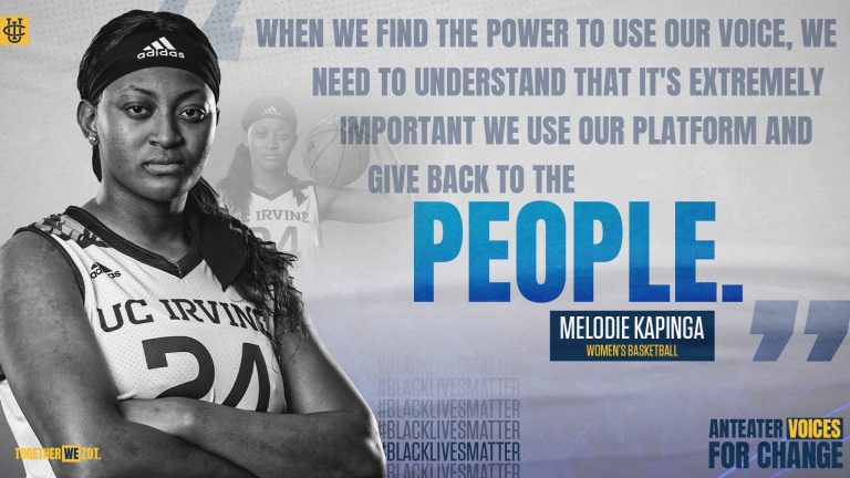 UCI Athletes Stress the Importance of Inclusivity and Voting in the Anteater Voices for Change Initiative