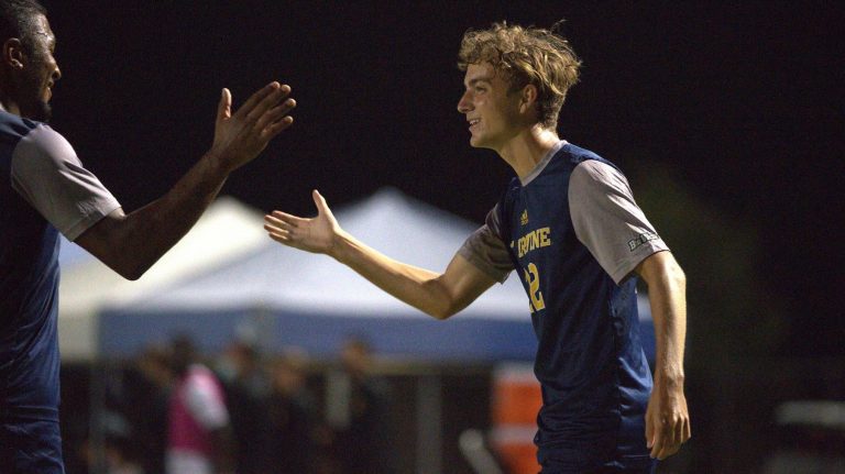UCI Men’s Soccer Ties Against UC Santa Barbara After Double Overtime, 1-1
