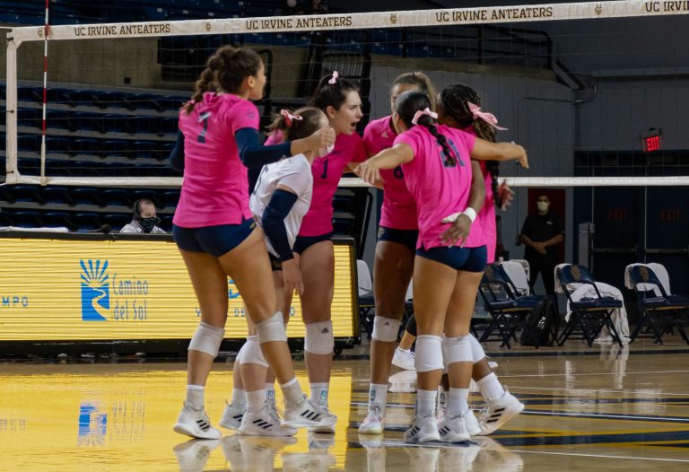 UCI Women’s Volleyball Team Sweep the Cal Poly Mustangs, 3-0