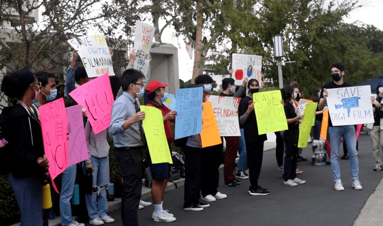 Students Protest to Save DigiFilm