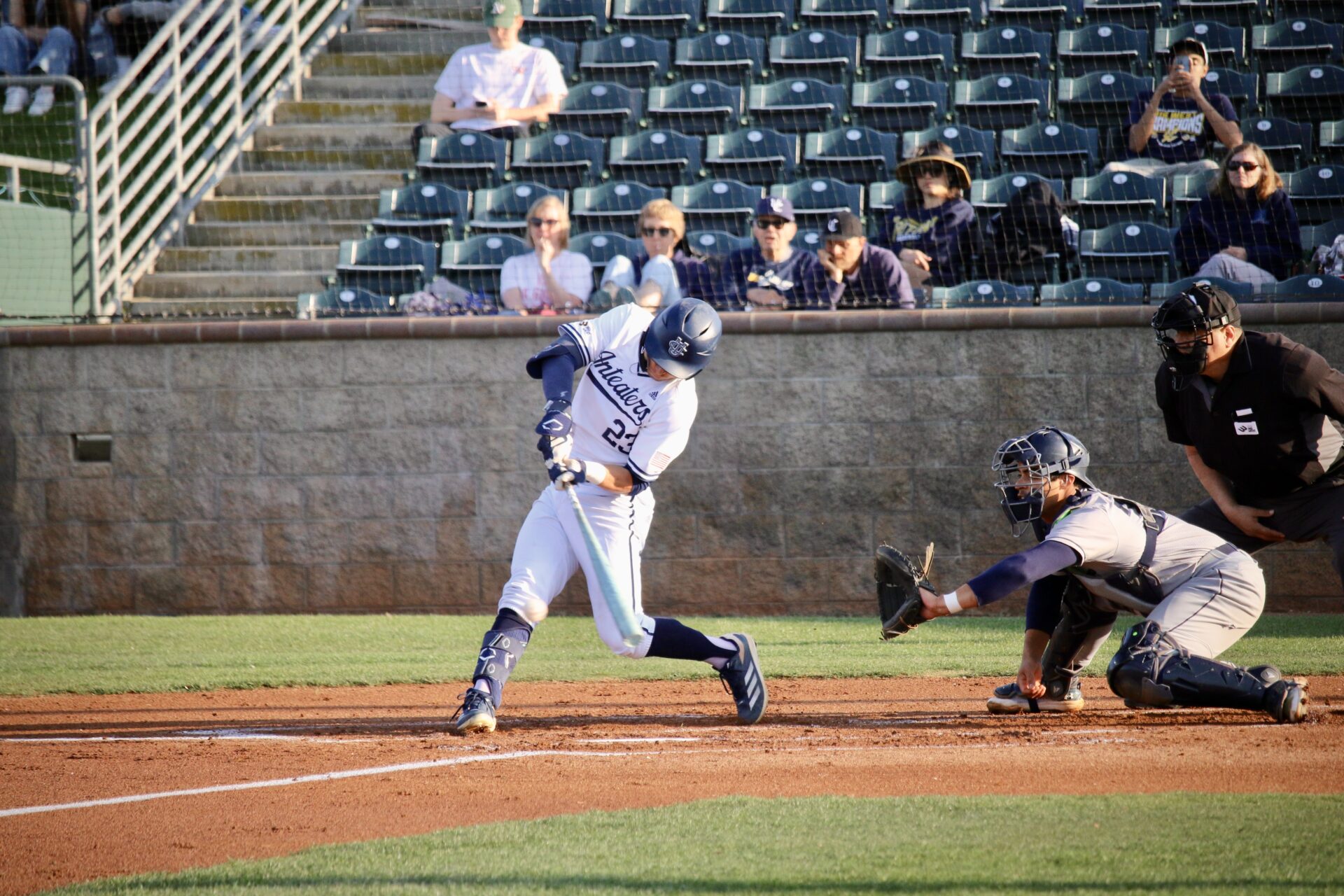 UC Irvine player at bat