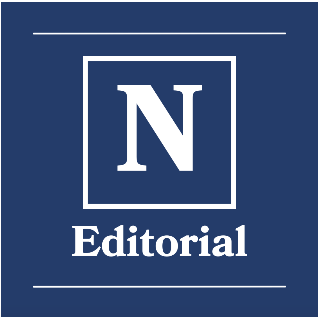 The New University N logo with the word Editorial underneath.